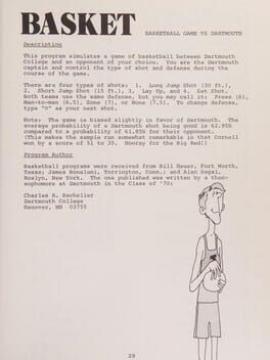 PDP 10 Timesharing Basketball