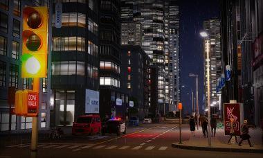 Cities Skylines 2'ye ofis binaları ve toplu taşıma durağı paketi