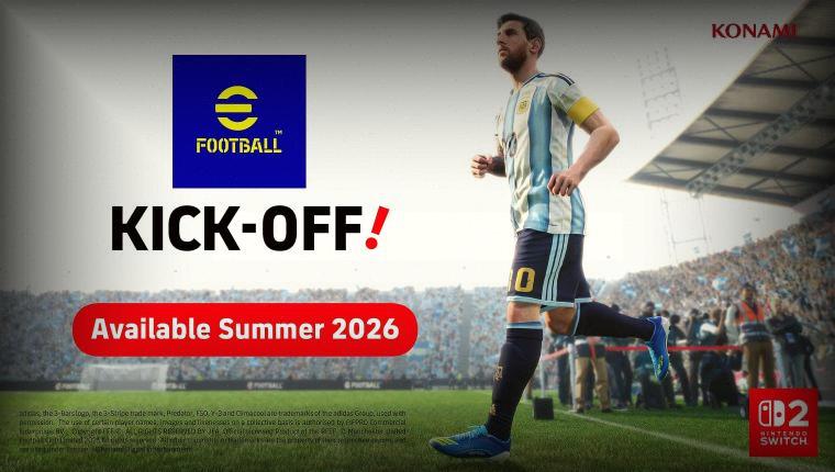KONAMI eFootball Kick-Off Nintendo Switch 2'de